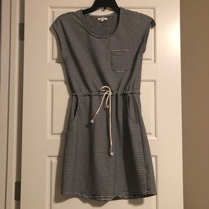 Black & White striped dress